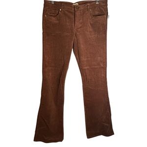 Edyson Chelsea Bootcut Corduroy Pants Satchel Brown SP700MA3‎ NWT Size 31 Fall